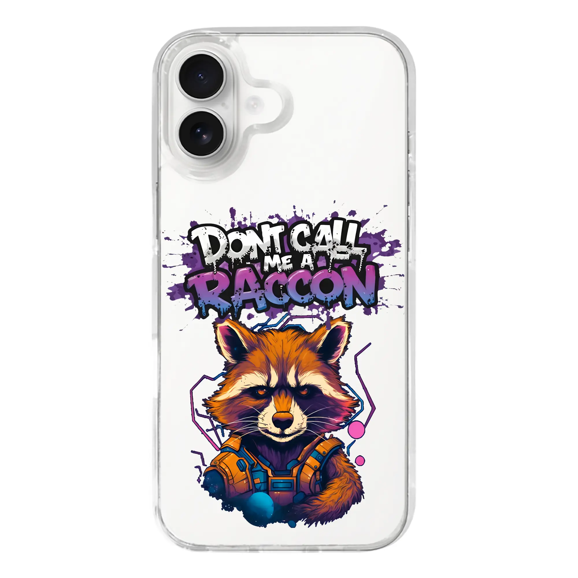 アベンジャーズ (Avenjāzu) グッズ ロケット(Roketto) - iPhone 17シリーズ 透明スマホケース – 薄型・耐衝撃・精密フィット保護カバー